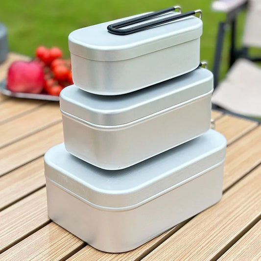Tragbarer isolierter Aluminium-Lebensmittelbehälter für Outdoor