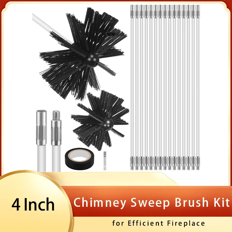 Flexibles Kaminkehrbürsten Set für gründliche Reinigung
