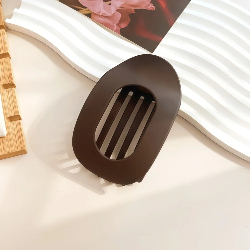 Stylische Haarklammer Leopardenmuster matt für einfachen Halt