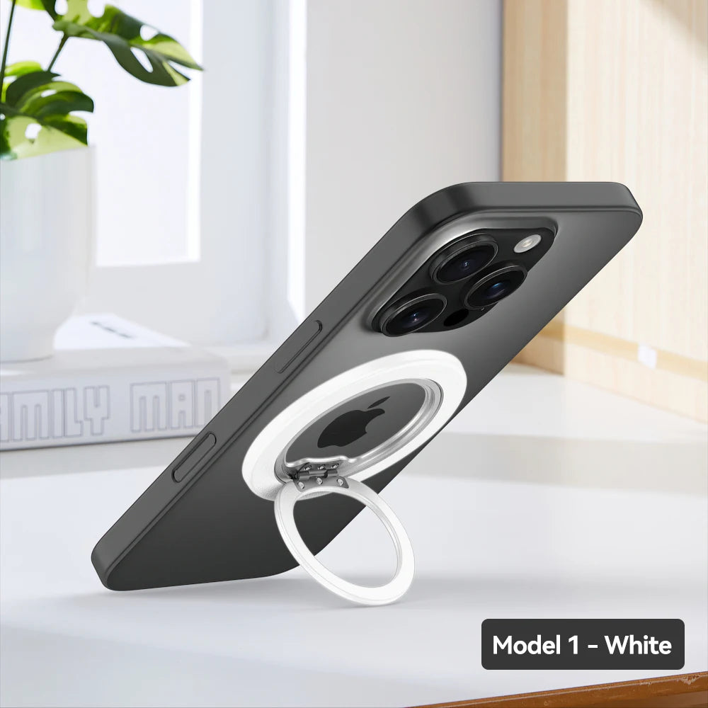 Faltbarer magnetischer Handy-Ringhalter mit starker Adsorption kompatibel iPhone