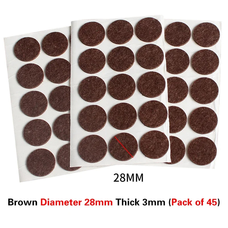 Filzpolster Möbel Schutz Anti-Rutsch Stuhl Tisch Fuß Eckschutz Boden