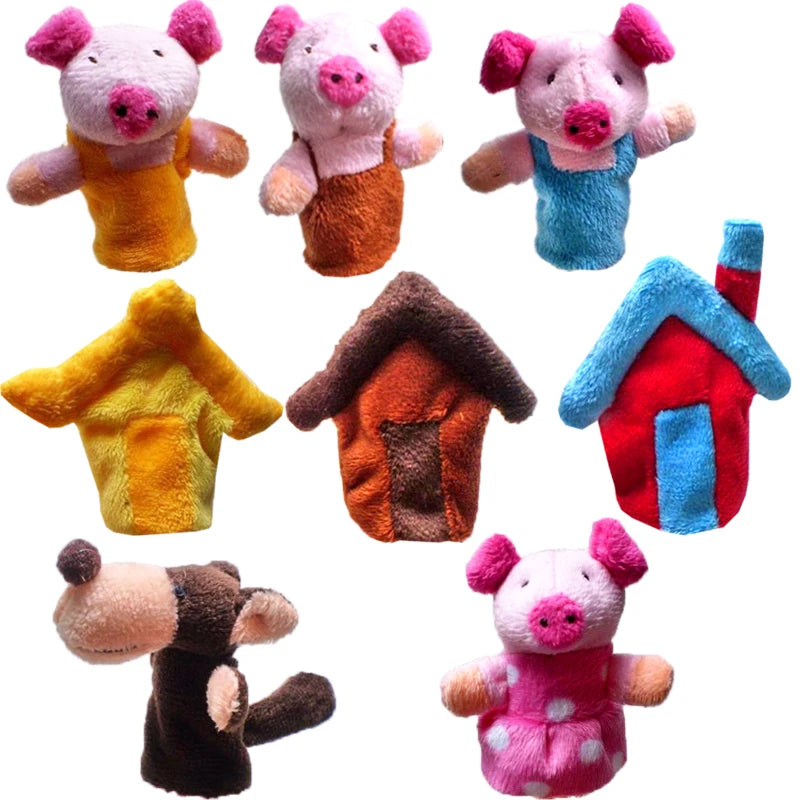 Interaktive Cartoon Fingerpuppen für Eltern Kind Spielen