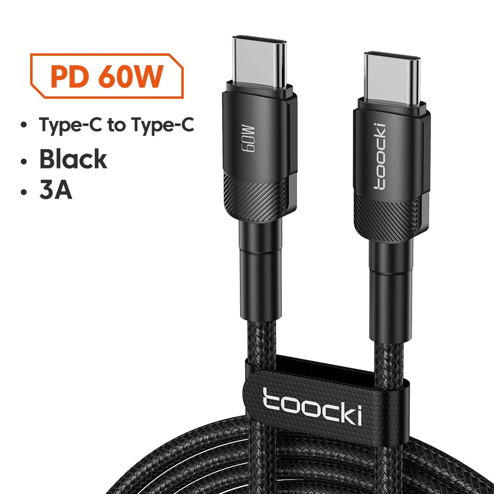 100W USB C Ladekabel 3m, PD 5A – Schnelles Laden für alle kompatiblen Geräte