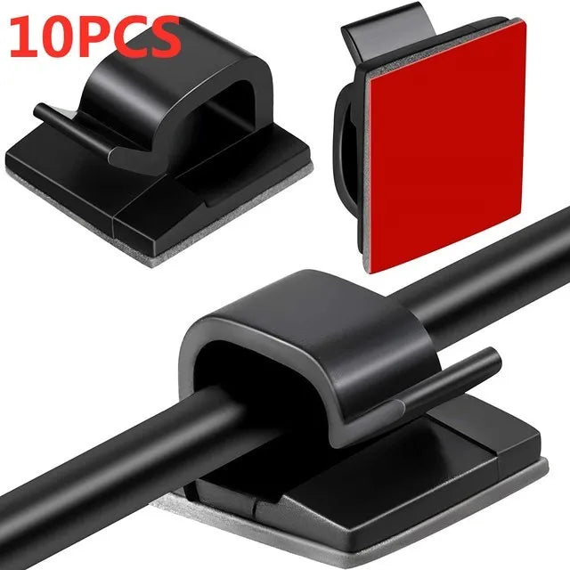 Kabel Organizer Clips mit starkem Kleber für ordentliche Kabelverwaltung