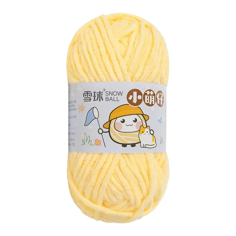 Weiches dickes Chenille Strickgarn 50g für DIY Schal Mütze Pullover