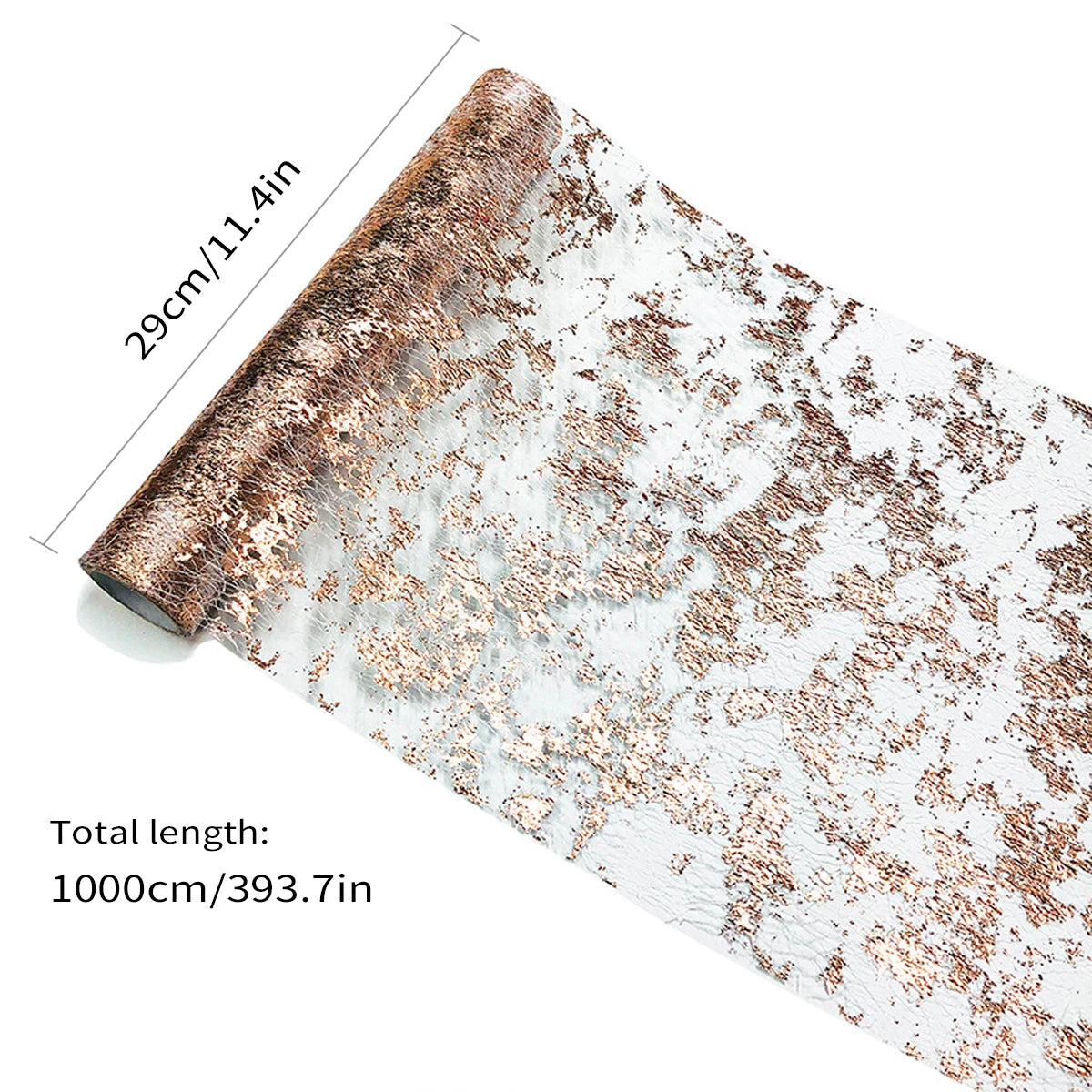 Glitzernder Netz Tischläufer als Rolle – Festliche Dekoration