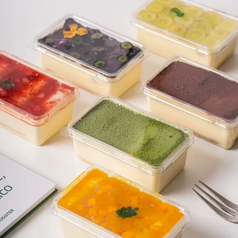 Transparente Einweg Verpackungsbox 280ml mit 20 Stück