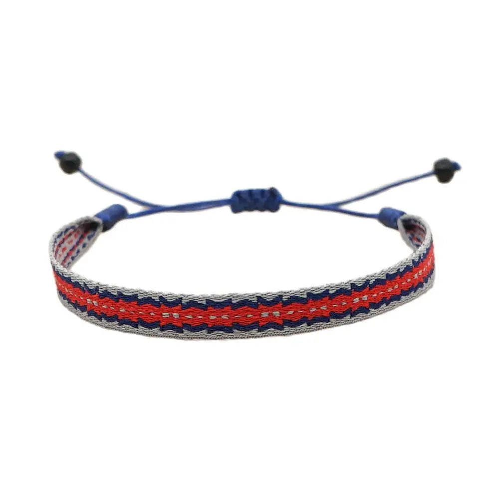 Unisex Geflochtenes Baumwoll Armband Handgewebt Freundschaftsschmuck