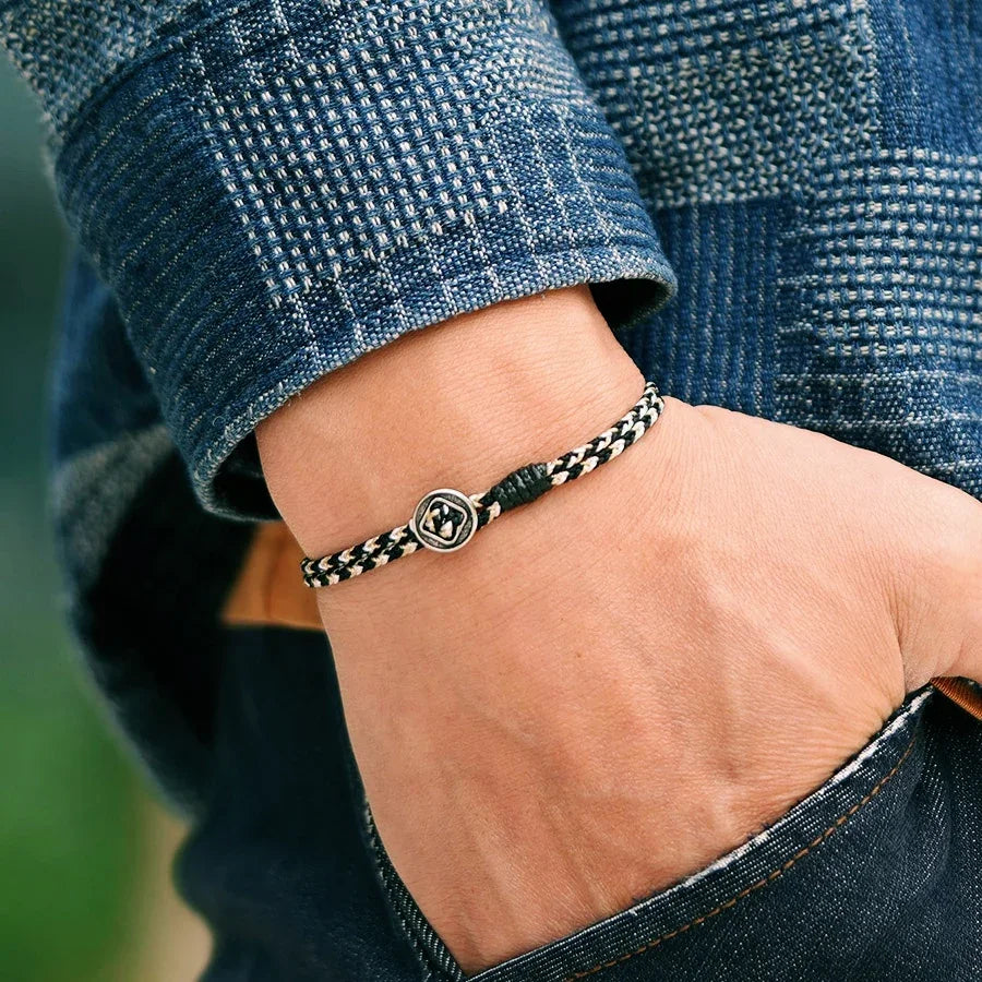 Minimalistisches 2 mm dünnes Seilarmband Unisex Geflochten Geschenkvariante