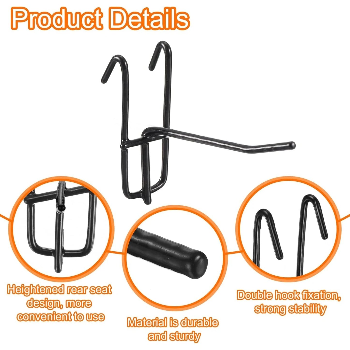 Mesh Gitterhaken Set Robuste Display Haken für Wandaufbewahrung Garage