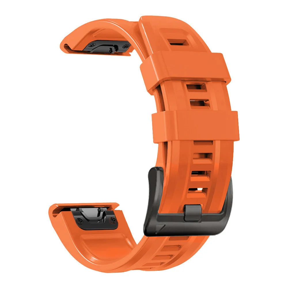 Schnellverschluss Silikon Uhrenarmband 22mm - 26mm für Sportuhren