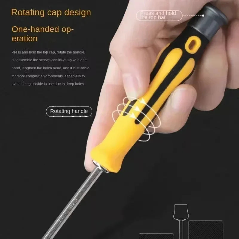 12-in-1 Magnetisches Präzisions-Schraubendreher-Set für Zuhause - Reparatur