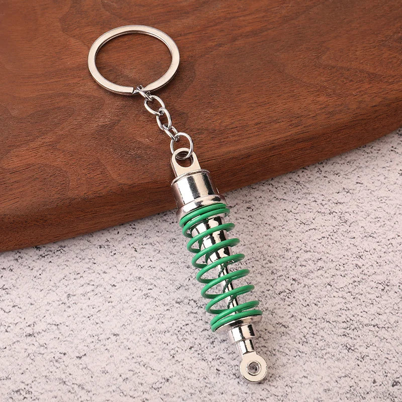 Robuster Edelstahl Schlüsselanhänger im Autoteile-Design – Perfektes Männergeschenk