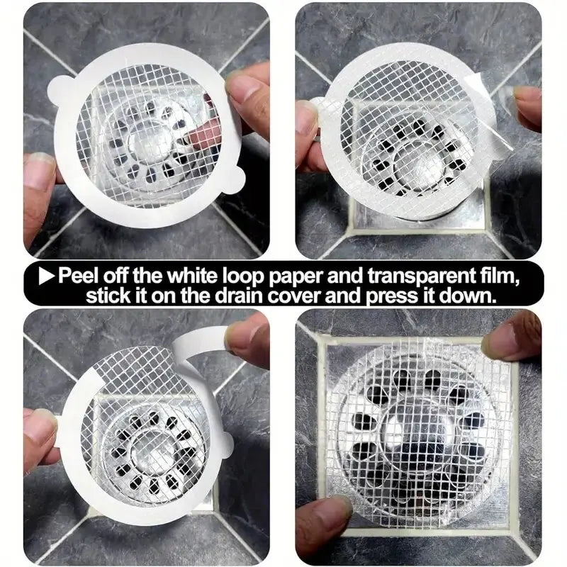 Einweg Haarfänger Abflussfilter für Badewanne Dusche Waschbecken