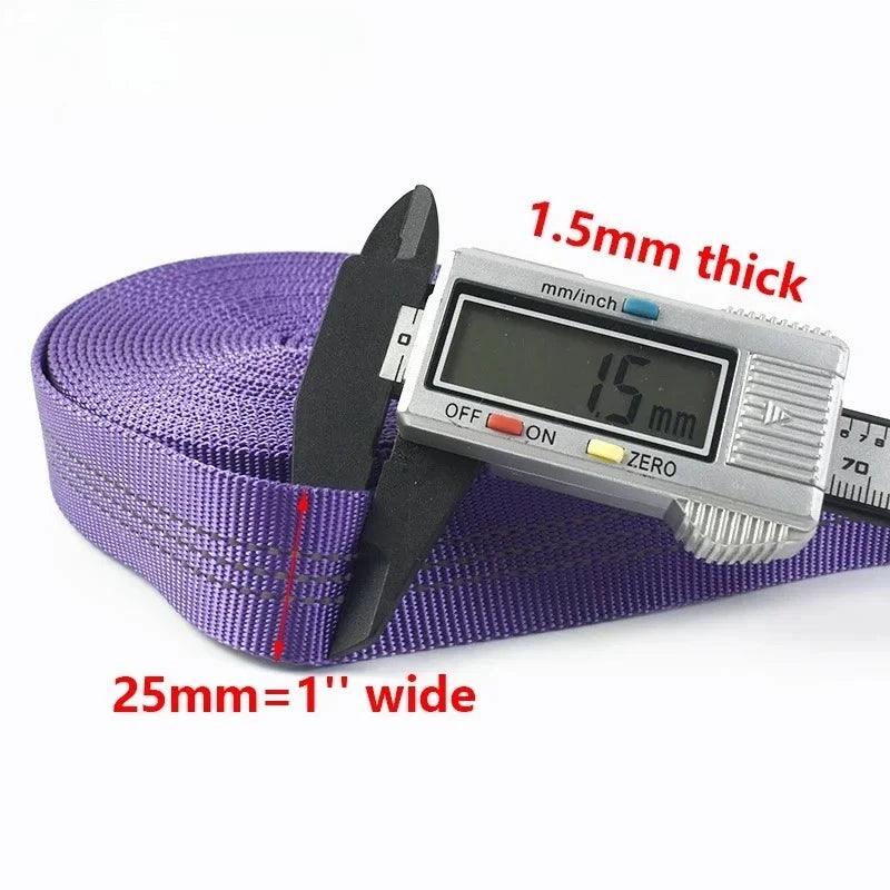 25mm Reflektierendes Gurtband doppelseitig für mehr Sichtbarkeit