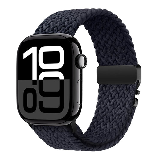 Geflochtenes Nylon Uhrenarmband Sport Ersatz für 41-49 mm Smartwatch