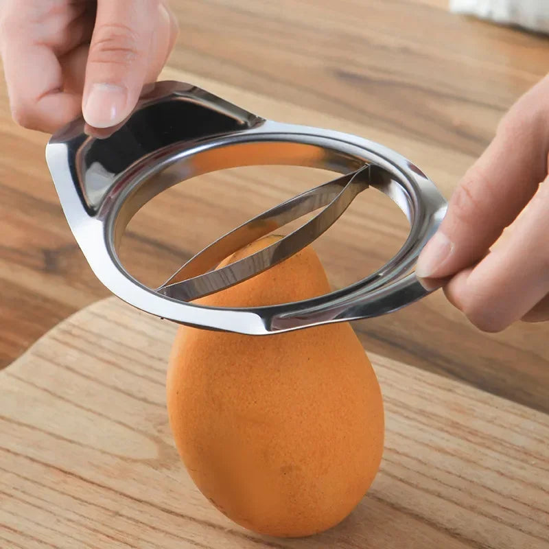 Effizienter Mango Slicer aus Edelstahl – schnelles Schälen - sauberes Schneiden
