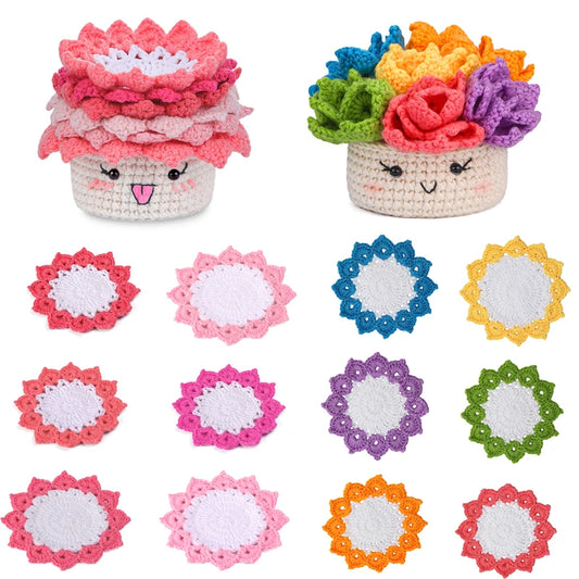 Häkelset für Anfänger mit Video-Tutorials – Topfpflanzen Untersetzer