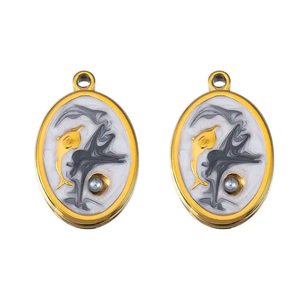 Langlebige Edelstahl Anhänger für individuelle Schmuckprojekte