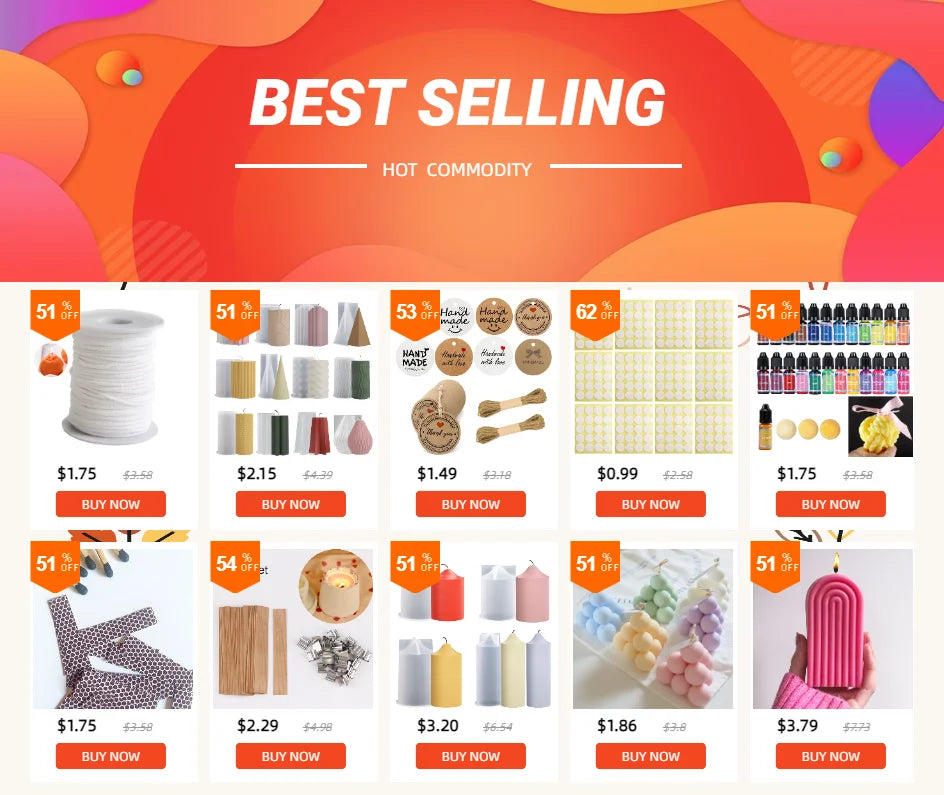 Nordic Stil Zylindrische Acryl Kerzenform DIY Geometrisches Design