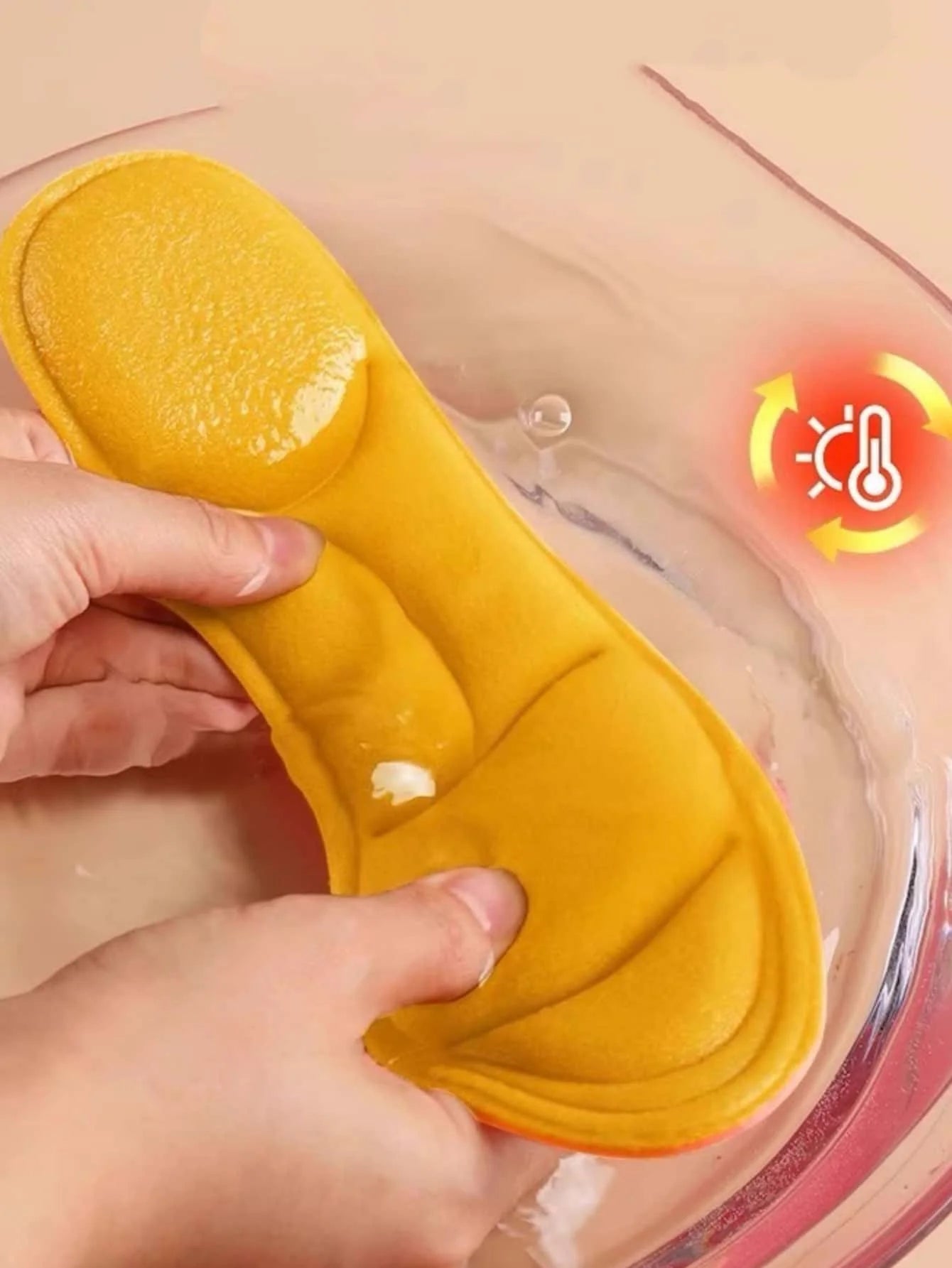 Warme Einlegesohlen für Damen und Herren mit angenehmer Temperatur