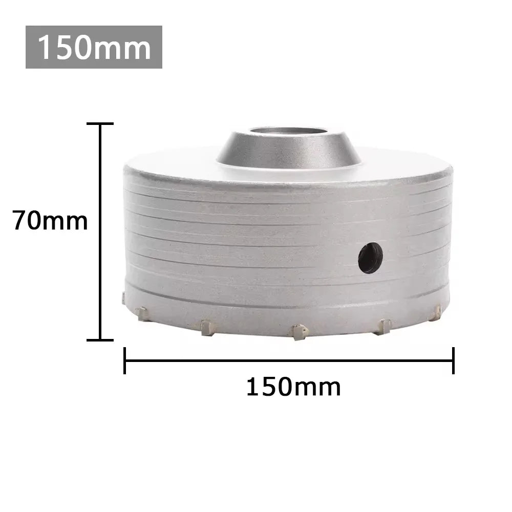 SDS-plus Betonlochbohrer 30-150mm Mauerwerk Zement Wand Lochsäge Hammer