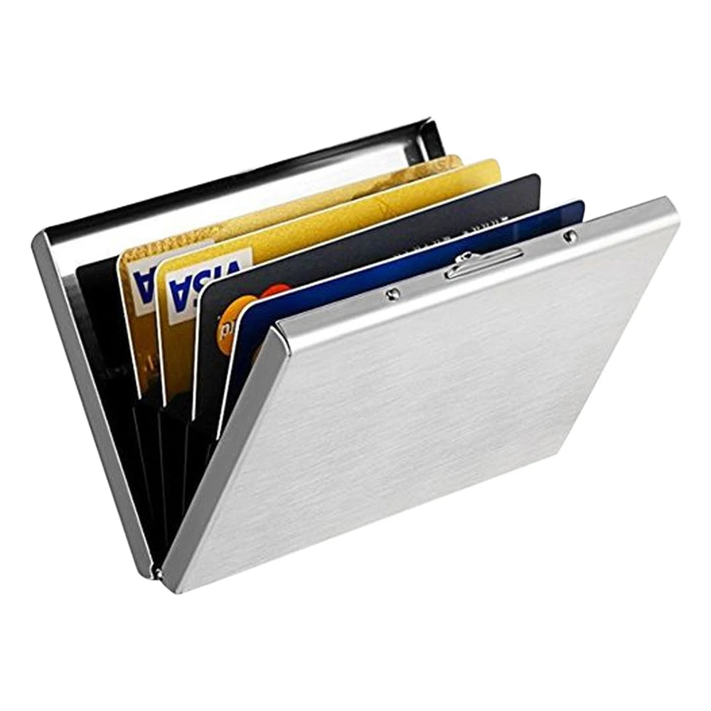 Metall Brieftasche Aluminium RFID Schutz Kreditkartenhalter Business Case