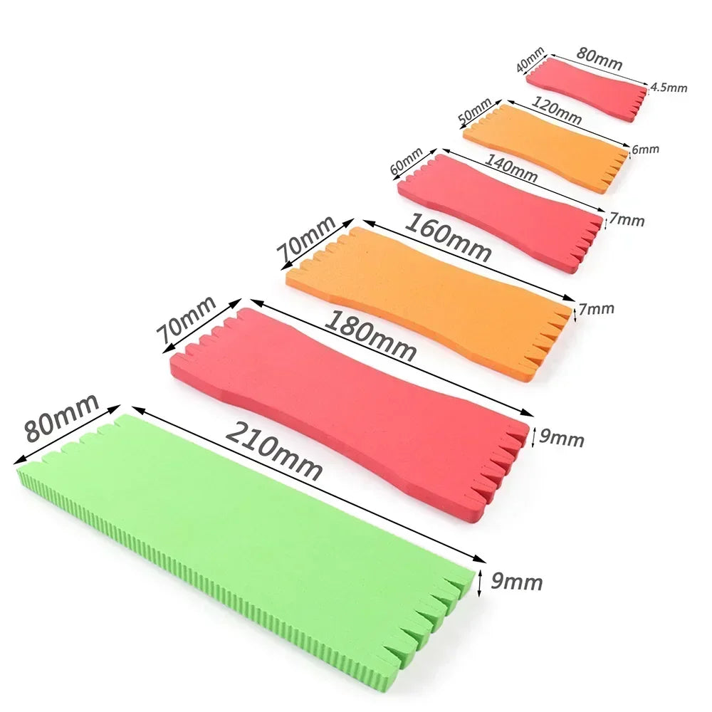 Praktische EVA Schaum Platte zur sicheren Aufwicklung von Angelschnur