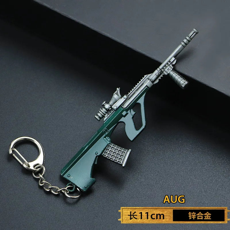 Spielzeugpistole Schlüsselanhänger aus Metall als Geschenk für Männer Jungen