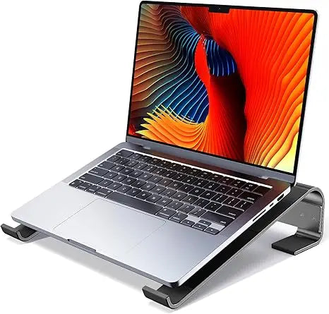Ergonomischer Laptop-Ständer Aluminium Kühlhalterung für 10-18 Zoll Notebooks