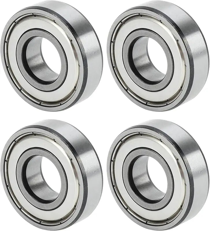 Rillenkugellager 6203ZZ 17 x 40 x 12 mm geschmierte Lager Silber