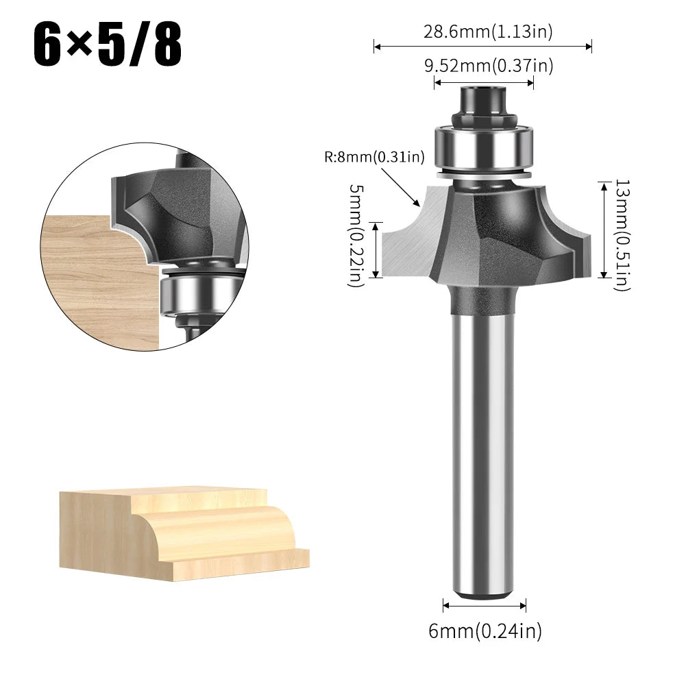 6/12mm Schaft Nut Schneiden Linie Router Bit für Holzbearbeitung