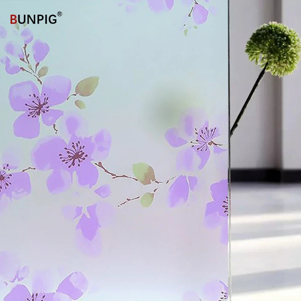 BUNPIG Fensterfolie Sichtschutz & UV-Schutz | Selbstklebend & Mattiert