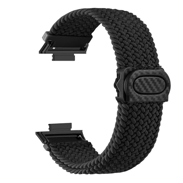 Sportlich - Robust: Geflochtenes Nylonarmband für Huawei Watch Fit 2 Komfort