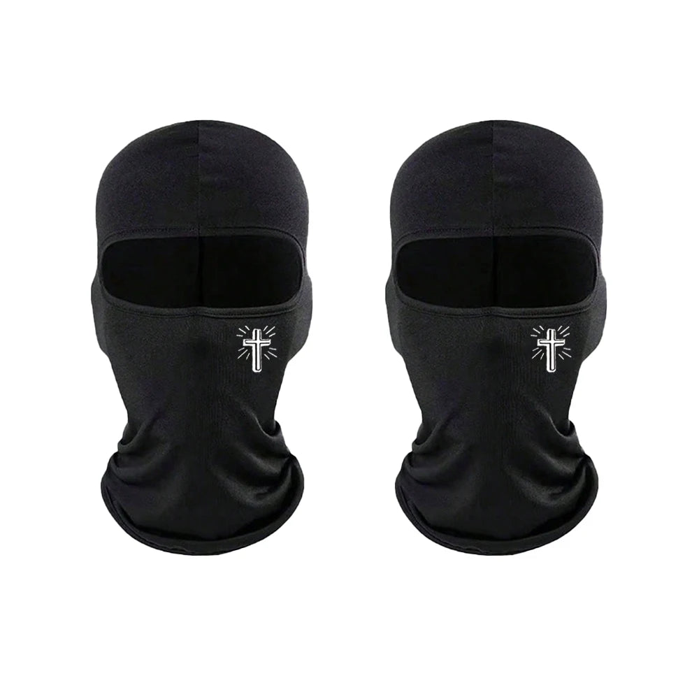 2er Set atmungsaktive Sturmhauben für Herren Outdoor Sport Fahrrad Wandern