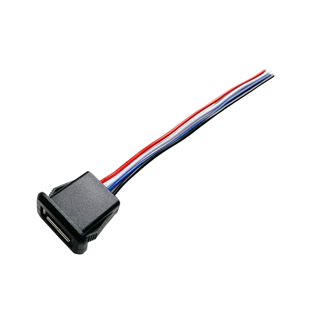 USB 2.0 weibliche Power Ladebuchse 2 Pin 4 Pin mit Kabel 1-10 Stück