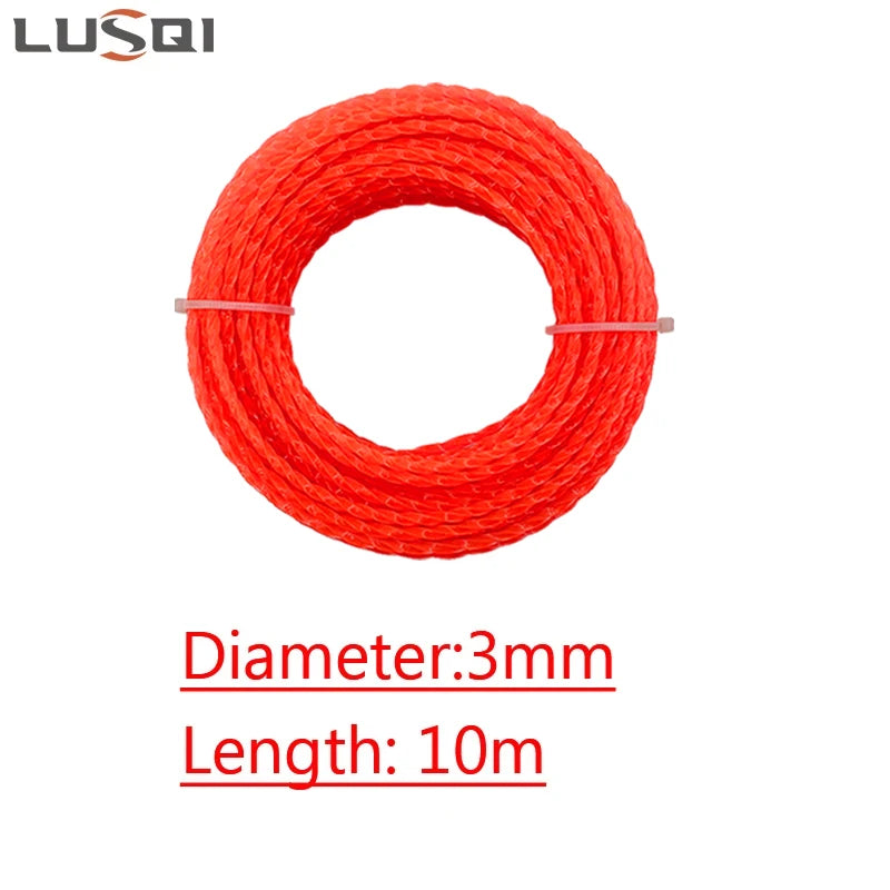 Starker Spiral-Nylon Rasentrimmerfaden für Freischneider - Rasenmäher Zubehör