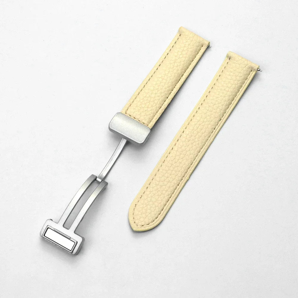 22 mm Lederarmband mit Magnetschnalle für Xiaomi Redmi Watch