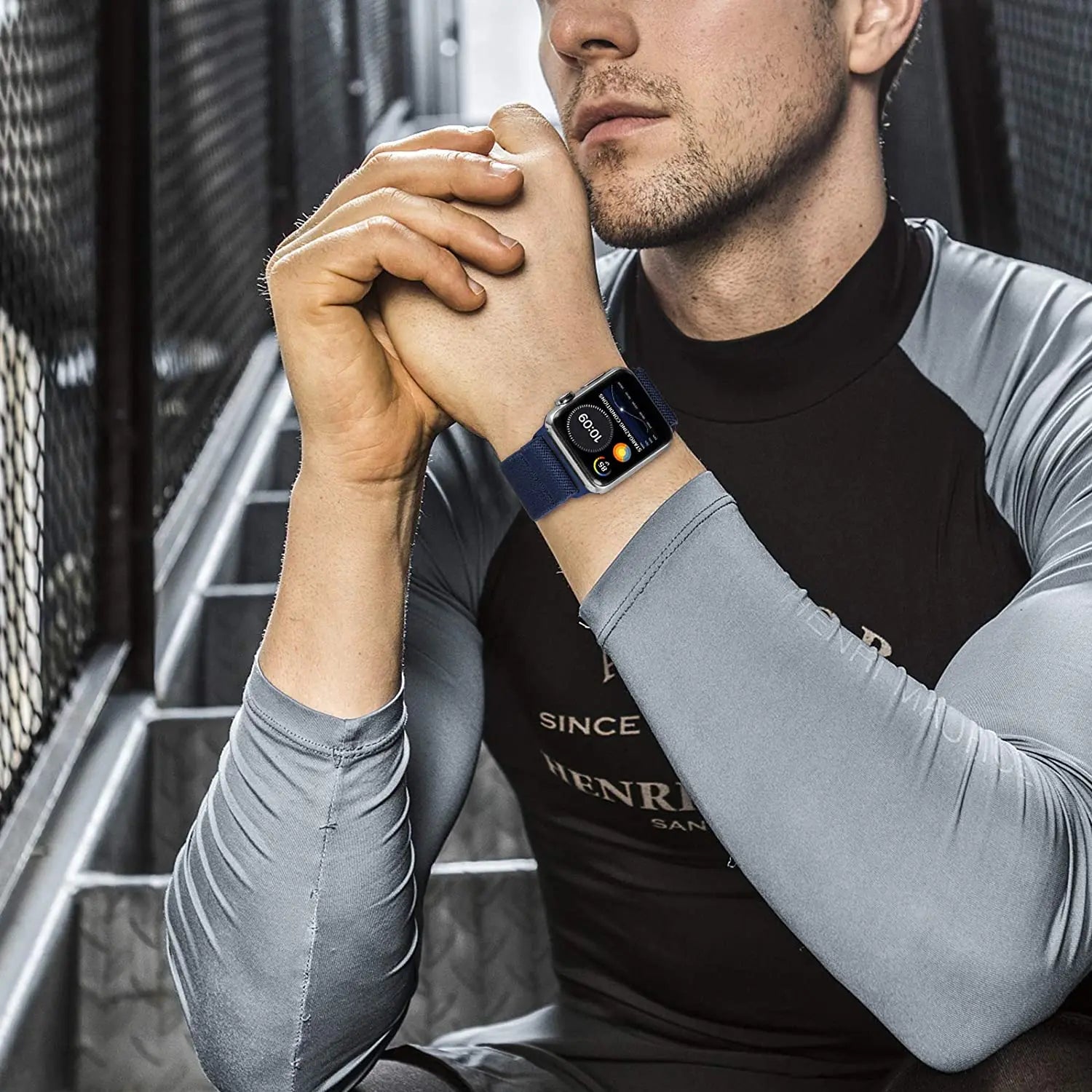 Elastisches Nylonarmband für Smartwatches mit hoher Passgenauigkeit