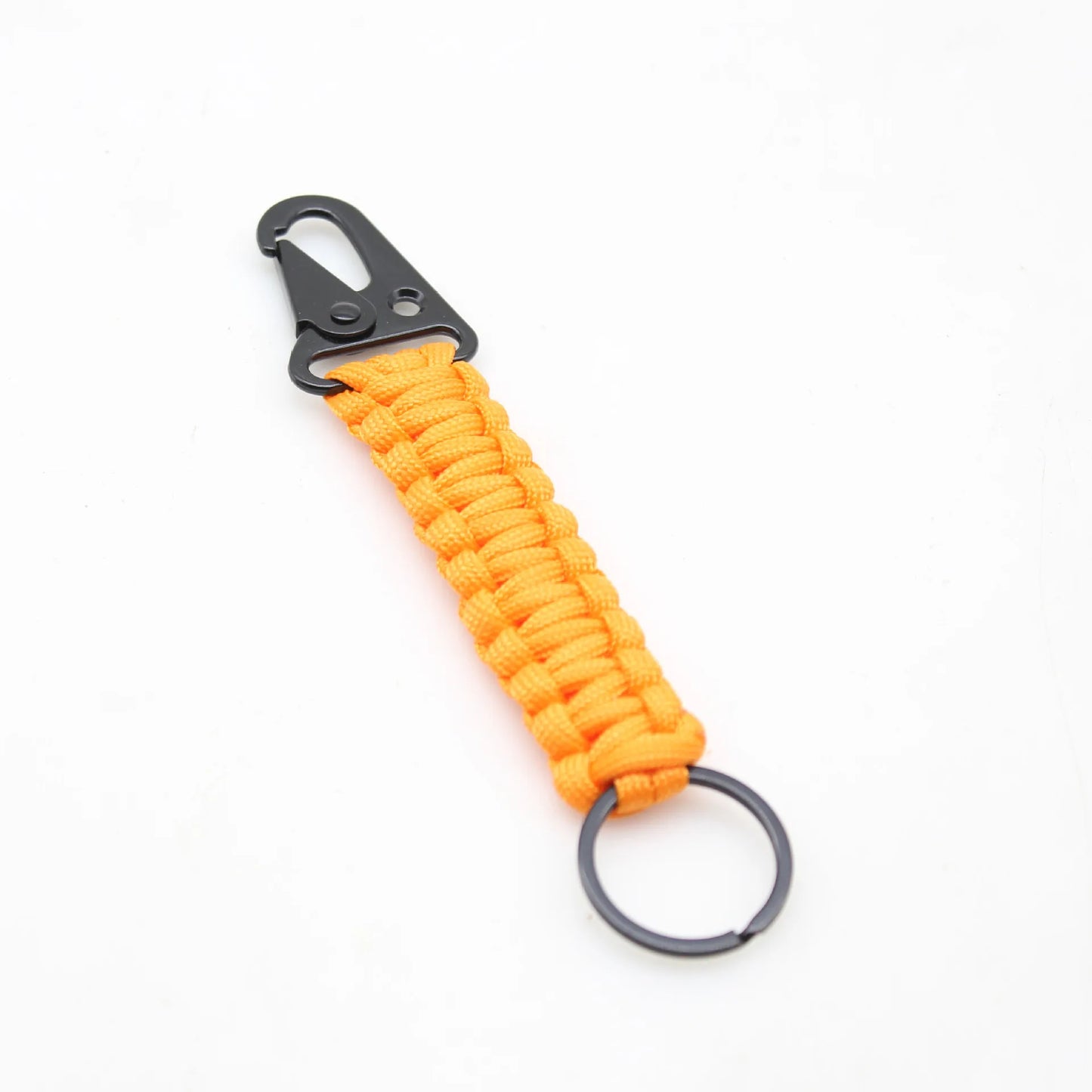Robuster Paracord Schlüsselanhänger mit Karabiner für Outdoor und Alltag