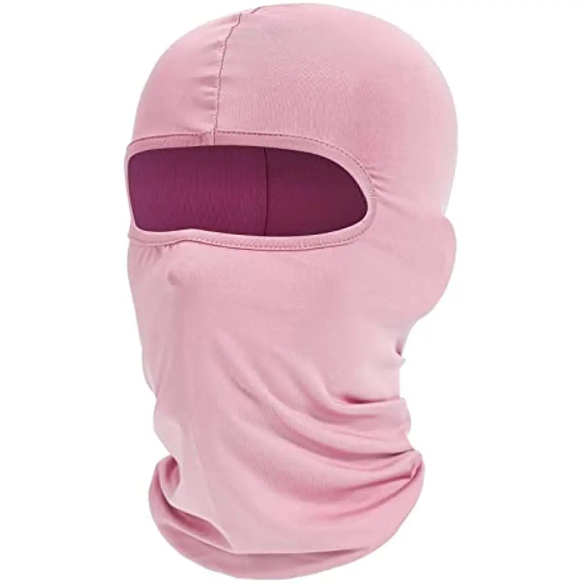 Rosa Sturmhaube Gesichtsmaske mit UV Schutz und Kühlung für Sommer