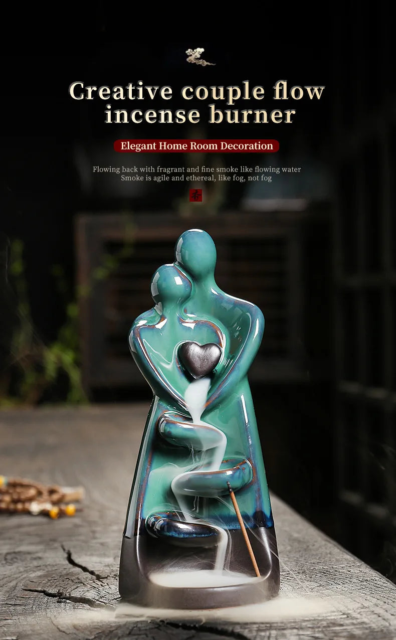 Kreativer Keramik Weihrauch Brenner für Wohnraumduft