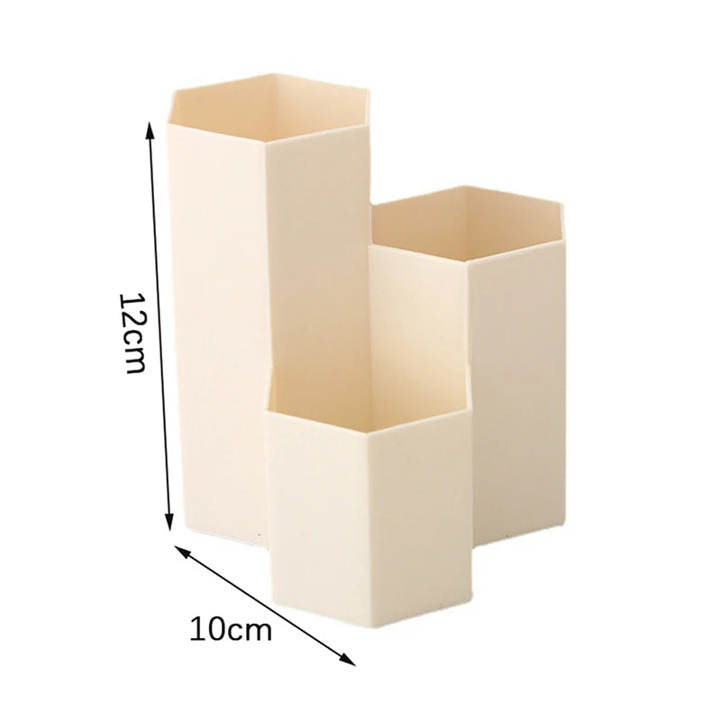 3 Fächer Stifthalter Schreibtisch Organizer Kunststoff Stiftehalter Büro