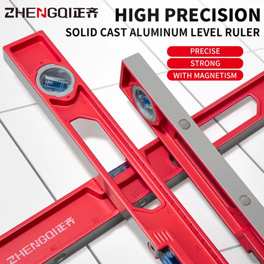 Hochpräzise Wasserwaage Aluminiumguss stoßfest magnetisch