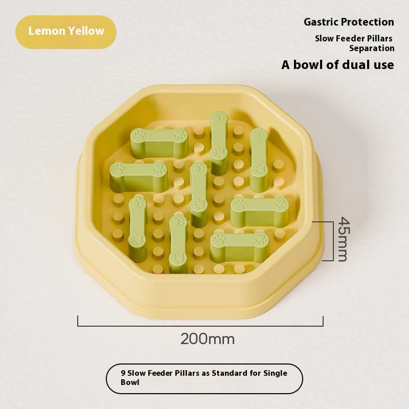 Hundenapf mit verstellbarem Schwierigkeitsgrad und rutschfestem Design