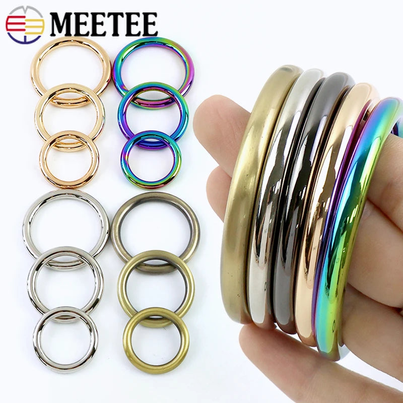 5/10x Metall Karabiner Ring Schnallen 15-50mm für Tasche, Hundeleine, Gürtel