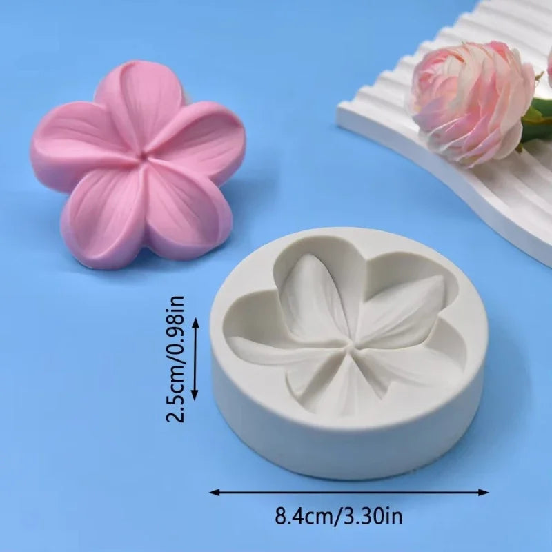 Silikon Blumenform mit 5 Blütenblättern – Wiederverwendbar - Umweltfreundlich