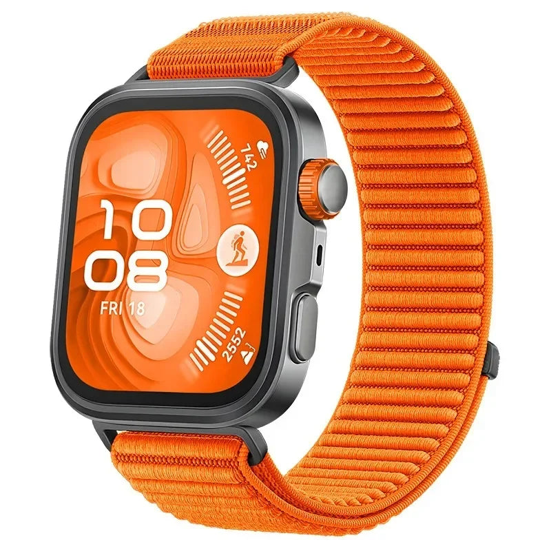 Nylon-Schlaufenarmband, atmungsaktiv und komfortabel für Smartwatches