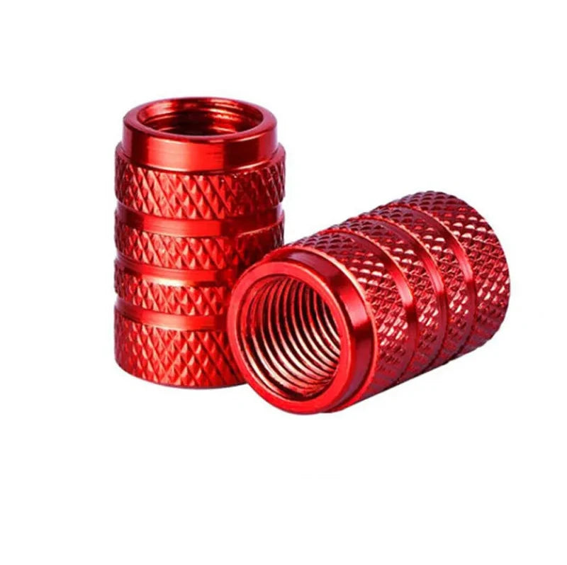 Aluminiumlegierung Automobil Reifen Ventilkappe Drei-Slot Rund Universal Ventilkern Vakuum Reifen Reifendruck Überwachung Ventilkappe-Yabubest - Home & More