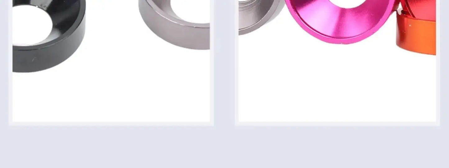 Farbige Aluminium Unterlegscheiben M2 M25 M3 M4 M5 M6 M8 Sets